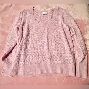 Old Navy Light Pink Crew Neck Sweater Size 2X